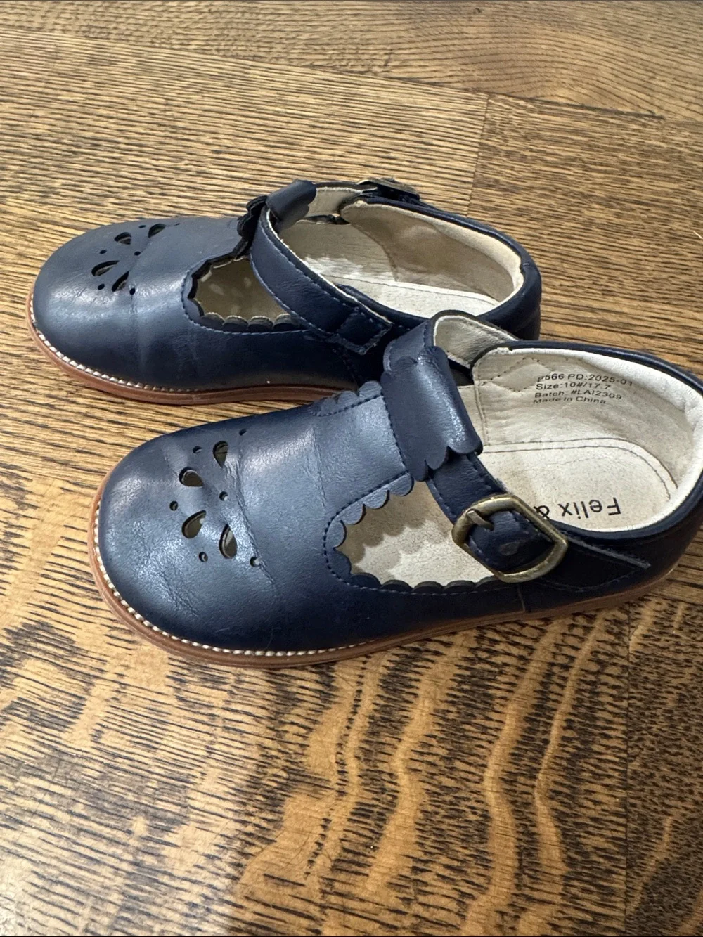 Classic Navy T-Strap Kids Leather Shoes fancy uniform Mary Jane dress shoes